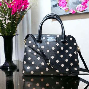 $298 Kate Spade New York Wellesley Rachelle Crossbody Handbag Purse Polka Dot